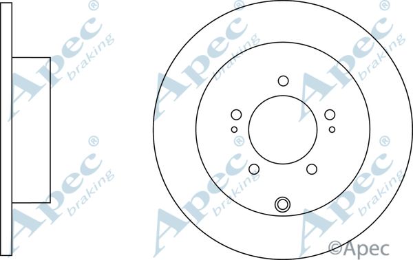 APEC BRAKING stabdžių diskas DSK2697